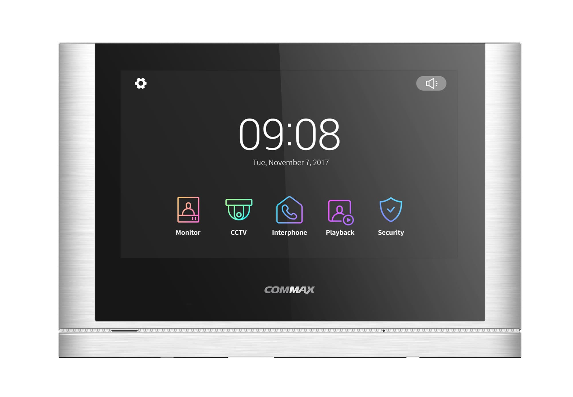 ЦВЕТНОЙ ВИДЕОДОМОФОН COMMAX CDV-1024MA/XL metalo grey
